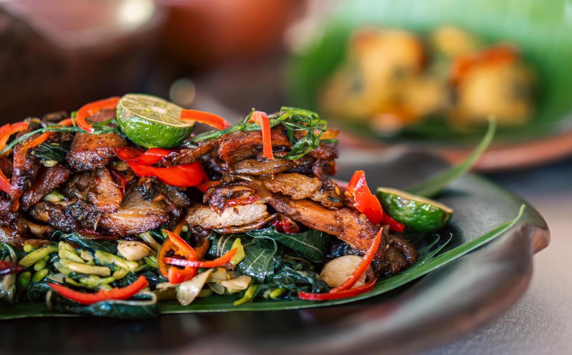 Sudamala Resort, Komodo, Labuan Bajo Exterior photo A plate of dory with sambal matah